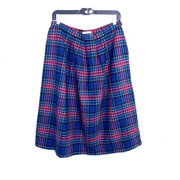 VNTG PENDLETON Authentic Allison Tartan skirt 31 - Picture 1 of 5